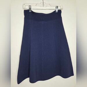 Saks Fifth Avenue Size S  Navy A-Line Skirt